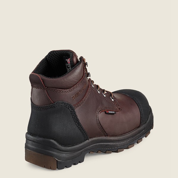 Mens Red Wing King Toe® - 6-inch Waterproof Csa Toe - Safety Boots Black/Brown - UNV836941